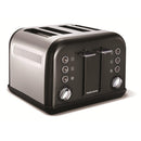 Morphy Richards Accents 4 Slice Toaster, Black