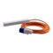 16A 230V Orange Male to 4 Gang Hook Up Extension Cable Lead - 10m