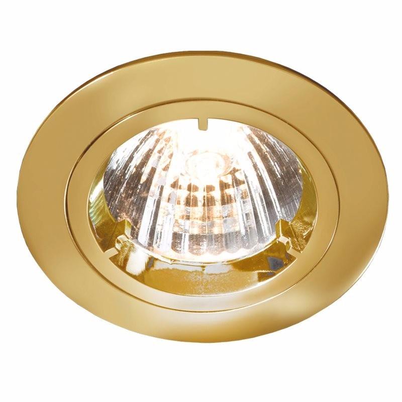 MR16 Die-Cast 50mm 12V Low Voltage Fixed Downlight - Brass