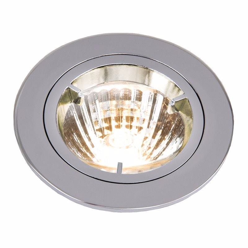 MR16 Die-Cast 50mm 12V Low Voltage Fixed Downlight - Polished Chrome