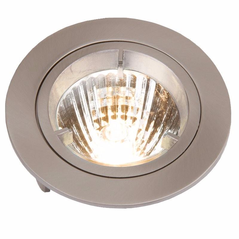 MR16 Die-Cast 50mm 12V Low Voltage Fixed Downlight - Brushed Chrome