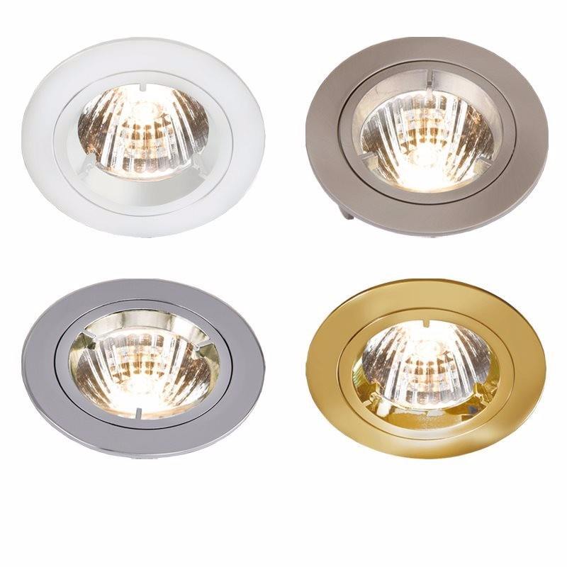 MR16 Die-Cast 50mm 12V Low Voltage Fixed Downlight - Polished Chrome