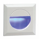 Knightsbridge Square LED Recessed Guide Light, Blue