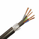 10mm 5 Core 73A 6945X Steel Wire Armoured SWA Outdoor Mains Power Cable - 100m