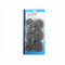 Stainless Steel Kitchen Cleaning Scourers Pads - Pack Of 6