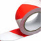 Red & White 50mm X 33m Floor Marking Hazard Warning Tape