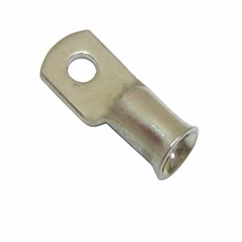 50mm Electro-Tin Plated Copper Tube Lug Ring Terminal - 10mm Hole