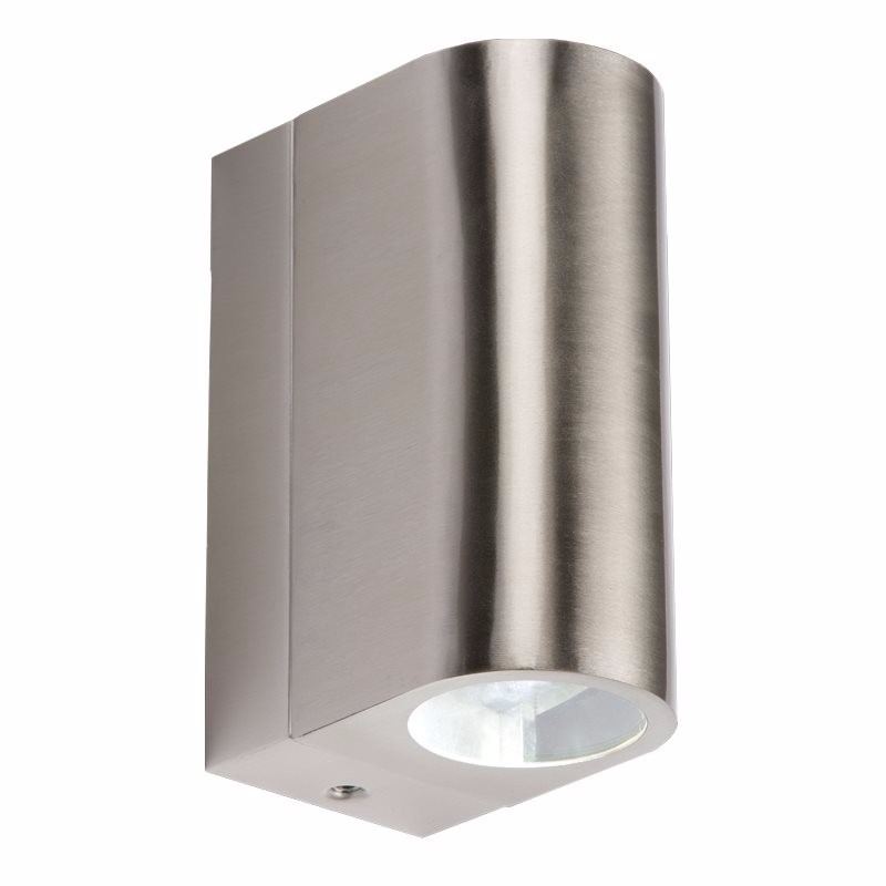 6W IP44 LED Up & Down Tubular Stainless Steel Wall Light