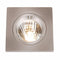 Knightsbridge Die-Cast MR16 50mm Low Voltage Square Downlight, Brushed Chrome