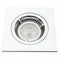 Knightsbridge Die-Cast MR16 50mm Low Voltage Square Downlight, Brushed Chrome