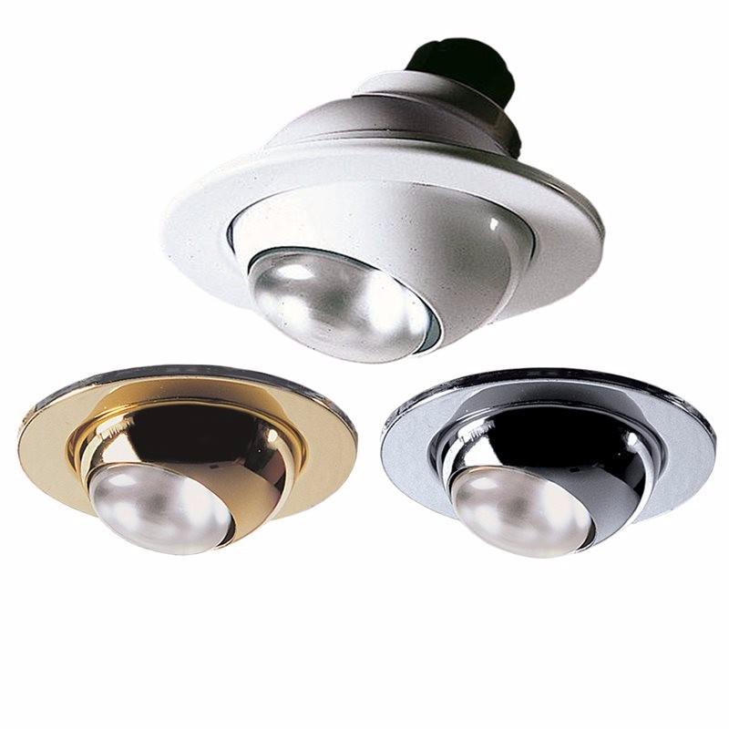 R50 SES 40W 230V Eyeball Downlight - Brass