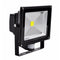 IP65 Ultra Efficient LED Black Aluminium PIR Floodlight - 30W