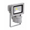 IP65 Ultra Efficient LED Grey Aluminium PIR Floodlight - 10W