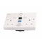 2G RCD Socket Latched UK 3 Pin Safety Power Adapter