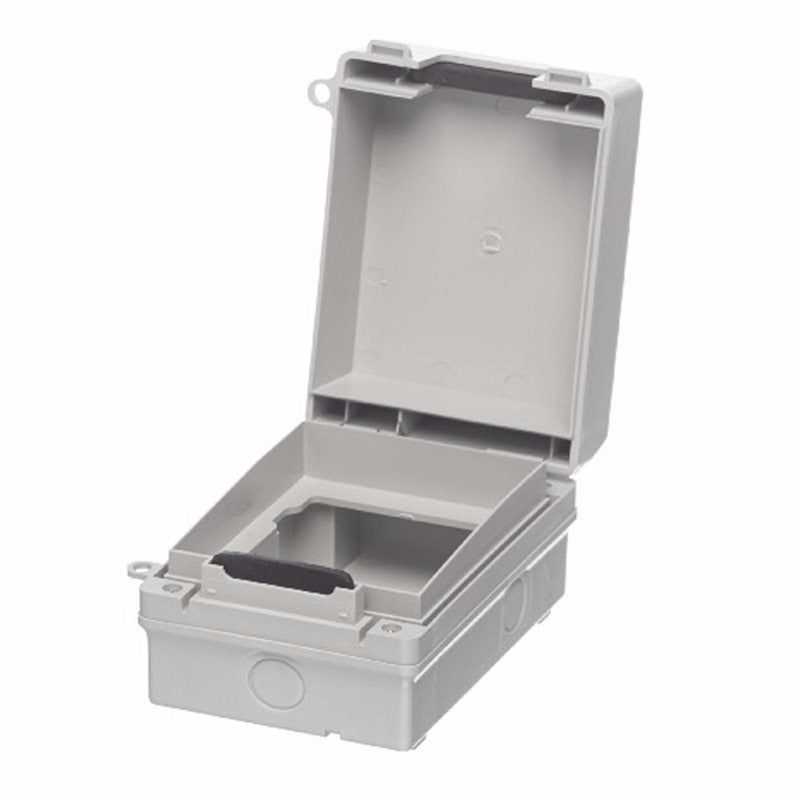 IP65 1 Gang Weatherproof Outdoor Socket & Switch Accessory Box