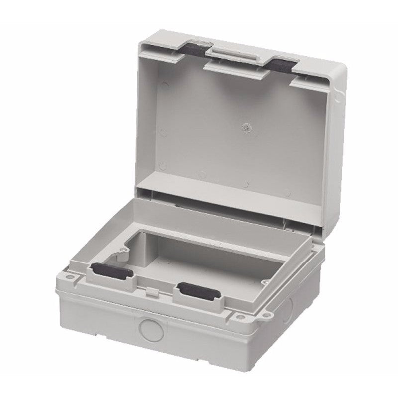 IP65 2 Gang Weatherproof Outdoor Socket & Switch Accessory Box