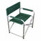 Folding Directors Canvas Garden Chair - Green