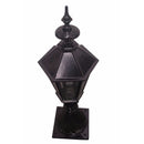Black Traditional Driveway Pillar Lamp