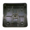 100mm IP56 Square PVC Adaptable Junction Box - Black