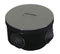 65mm IP44 Round PVC Junction Box with Knockouts - Black