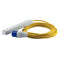 16A 230V Yellow Male to 4 Gang Hook Up Extension Cable Lead - 15m