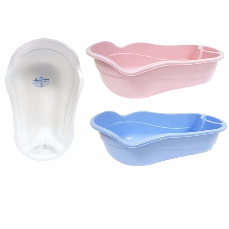 Lightweight Portable Plastic Baby Bath - Blue
