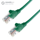 Connekt Gear 10m RJ45 CAT5e UTP Stranded Flush Moulded Network Cable - 24AWG - Green