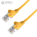 Connekt Gear 0.5m RJ45 CAT5e UTP Stranded Flush Moulded Network Cable - 24AWG - Yellow