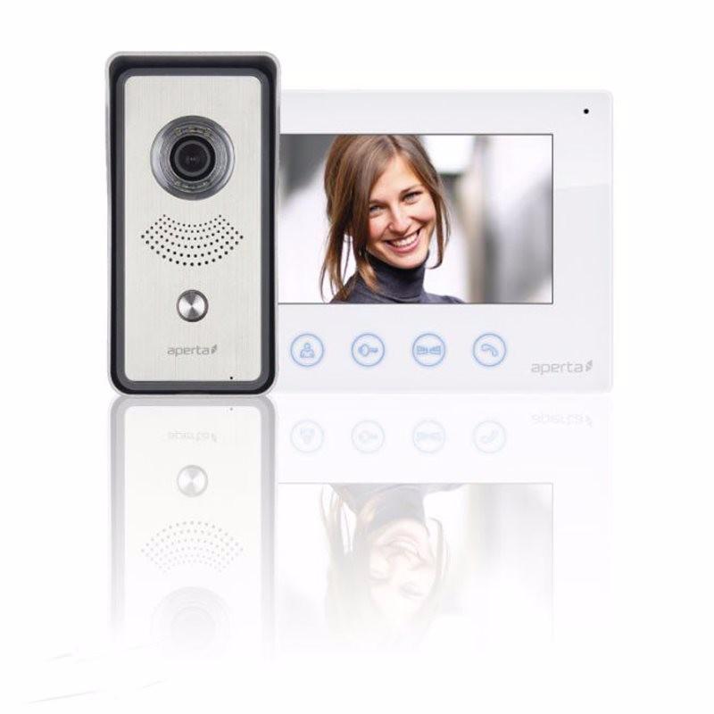 Aperta Single Way Colour Video Door Entry System Kit