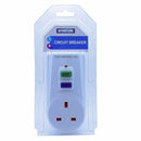 Plug In RCD UK 3 Pin 13A Power Breaker Safety Outlet Adaptor