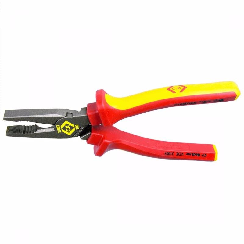 Redline VDE Insulated Professional Linemans Combination Pliers - 185mm