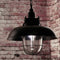 Jasper Wire Guarded Traditional Rustic Iron Ceiling Light