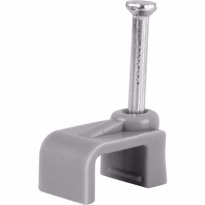 4mm Grey Flat T&E Cable Clips (100 Pack)