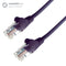 Connekt Gear 0.3m RJ45 CAT6 UTP Stranded Flush Moulded LS0H Network Cable - 24AWG - Purple