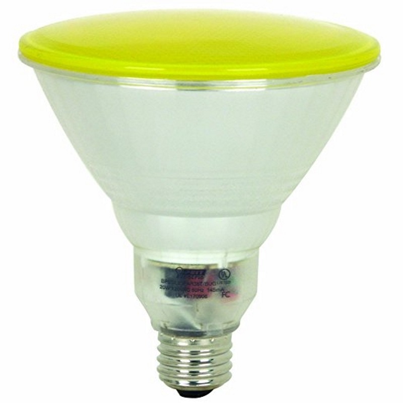 15W LED Edison Screw PAR38 Reflector Bulb - Yellow