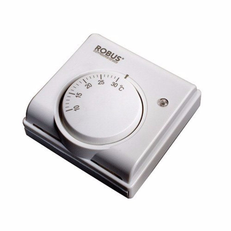 White Heating Cooling Indoor Room Thermostat