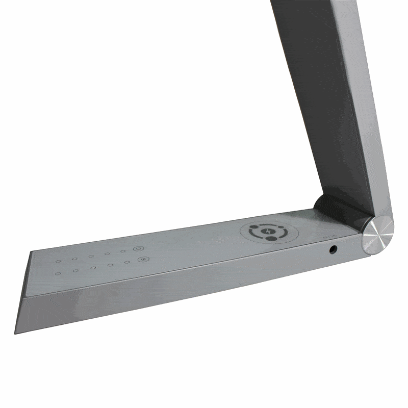 Prism Adjustable Colour Temperature Triangular Desk Lamp - Silver