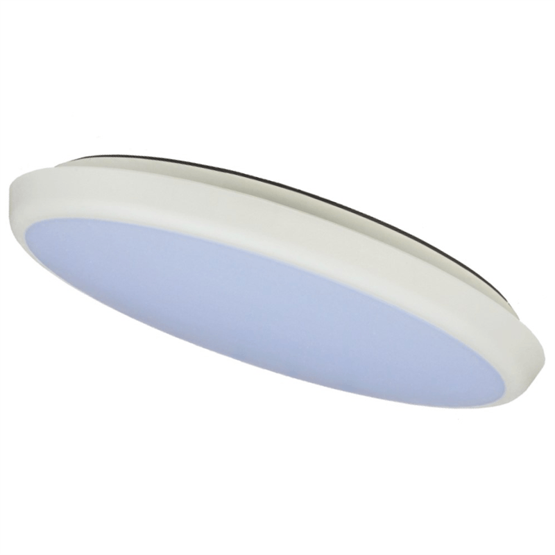 Sperrin 25w Reubens Circular Ceiling Light with 3Hr Emergency, White