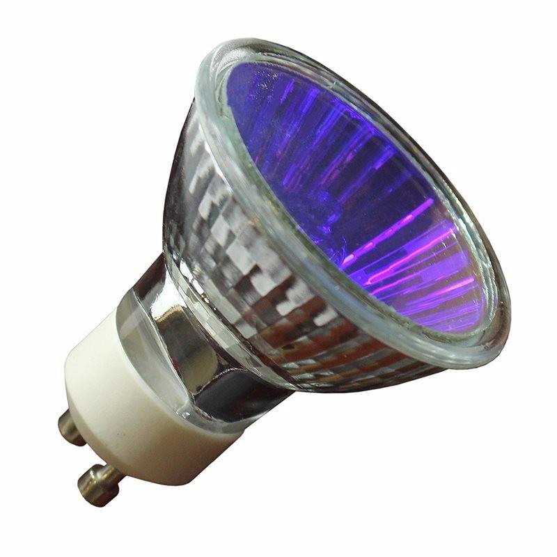 50W Blue Halogen GU10 Spotlight Bulb