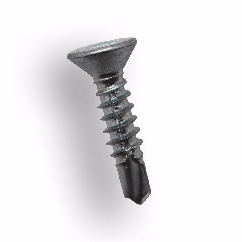 Square-Lok Size 8 Self Driving Pozidrive CSK BZP Wood Screws - 8 x 1 1/4 Pack of 100