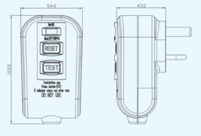 IP66 2G RCD Outdoor Socket Kit