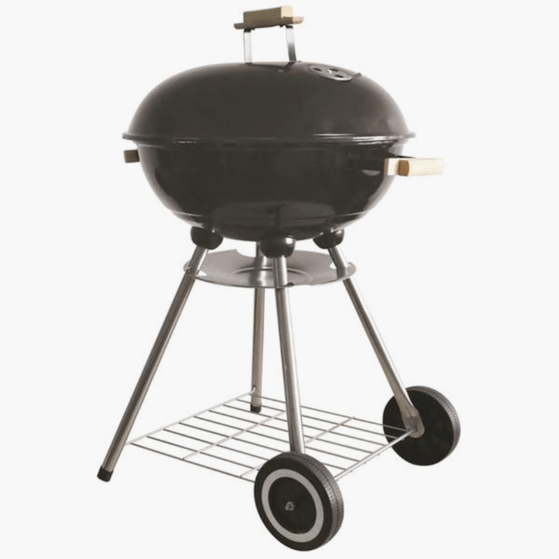 18 Portable Black Barbecue With Enameled Finish