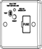 Knightsbridge 13A RCD Protected Fused Spur Unit - 30mA (Type A)