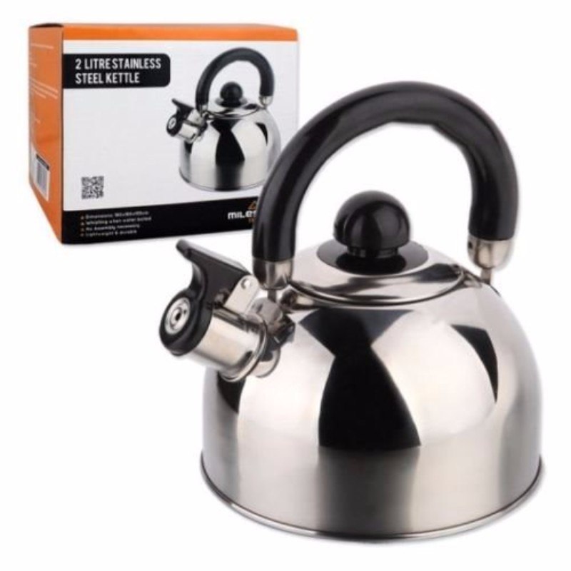 2 Litre Whistling Camp Fire Kettle