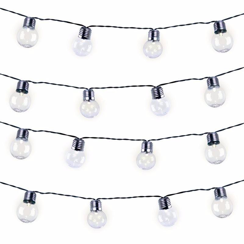 50pc Warm White LED Indoor/Outdoor Display String Rope Light