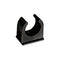 20mm Black Conduit Screw In Mounting Clip - Single