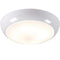 16W IP44 Polo Bulkhead With White Base - Opal Diffuser