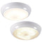 16W IP44 Polo Bulkhead With White Base - Opal Diffuser