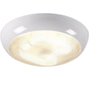 28W IP44 Polo Bulkhead With White Base - Prismatic Diffuser