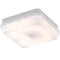 28W IP65 Square Bulkhead with White Base - Opal Diffuser